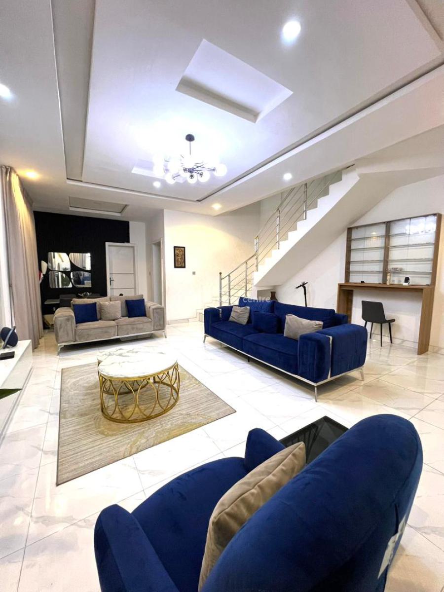 Fully Furnished 4 Bedroom Terrace Duplex in a Secured Environs, Ikota Lekki, Lekki, Lagos, Terraced Duplex for Sale