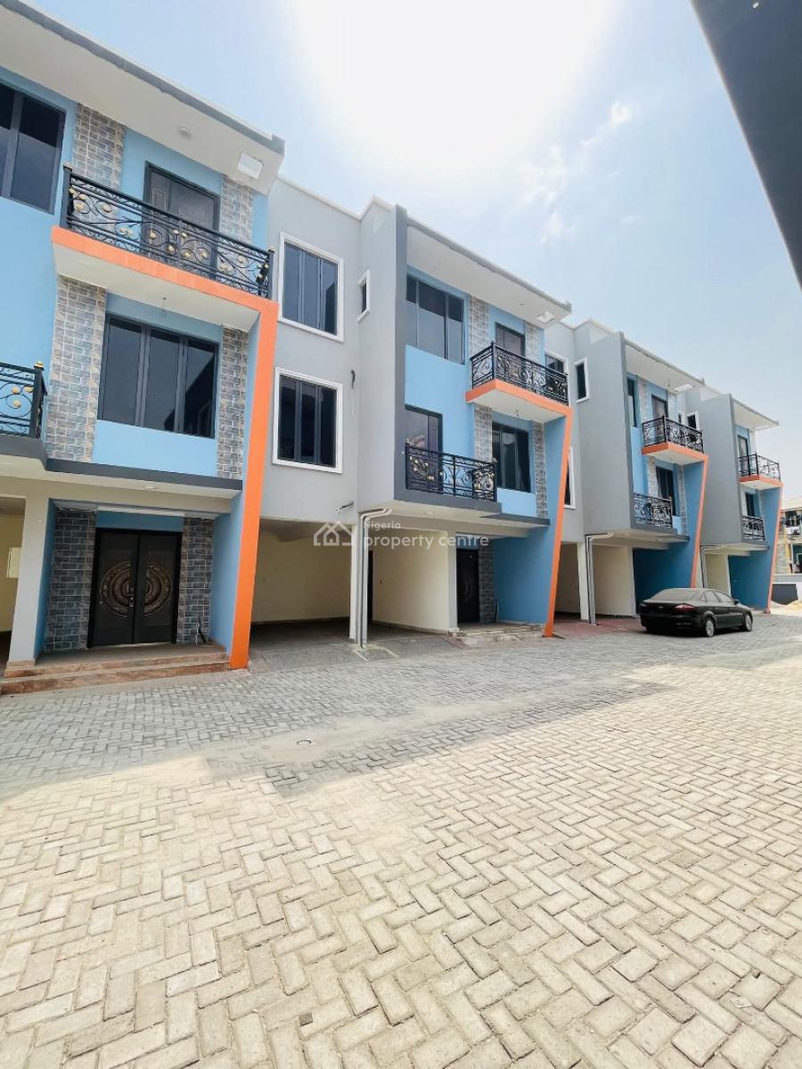 Newly Built 4 Bedroom Terraced Duplex with Exceptional Features, in a Very Secured Call-to-access Estate, Yaba, Lagos, Terraced Duplex for Sale