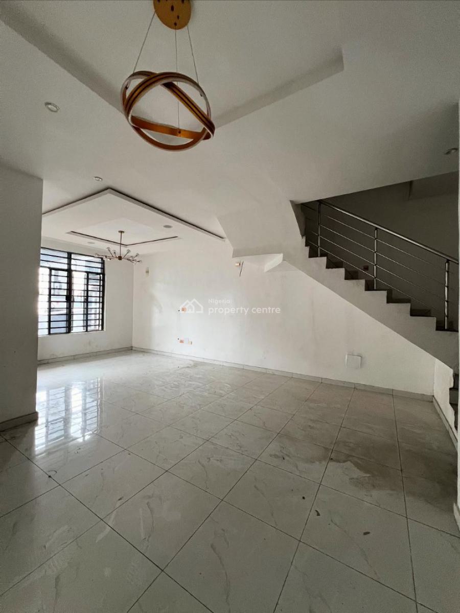 a Self Serviced 4 Bedroom Semi-detached Duplex Available with a Bq., Chevron, Lekki, Lagos, House for Rent