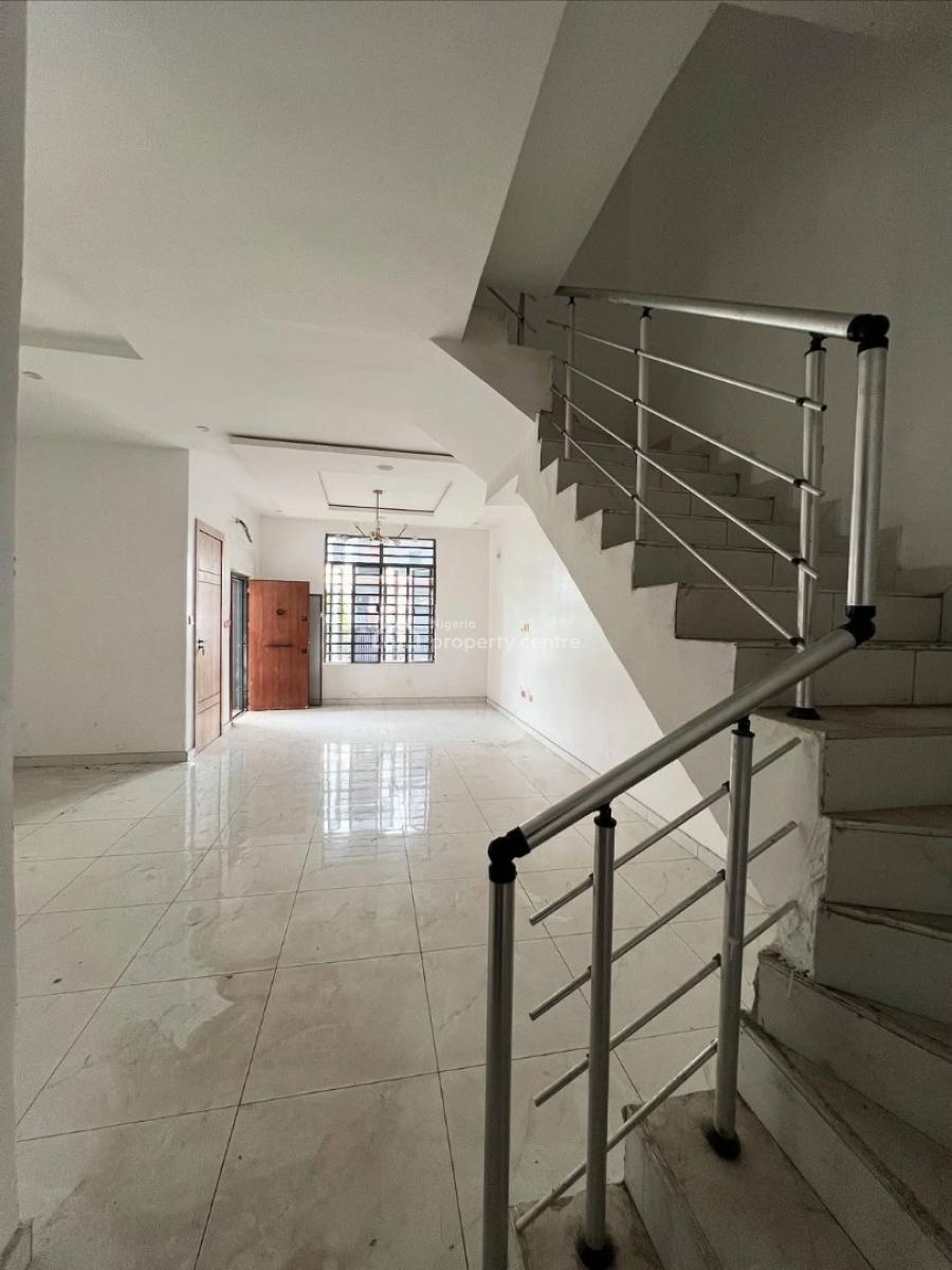 a Self Serviced 4 Bedroom Semi-detached Duplex Available with a Bq., Chevron, Lekki, Lagos, House for Rent