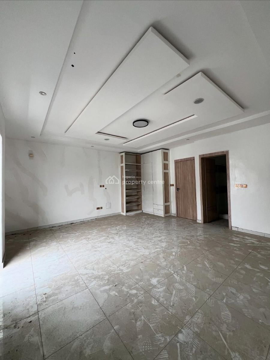 a Self Serviced 4 Bedroom Semi-detached Duplex Available with a Bq., Chevron, Lekki, Lagos, House for Rent