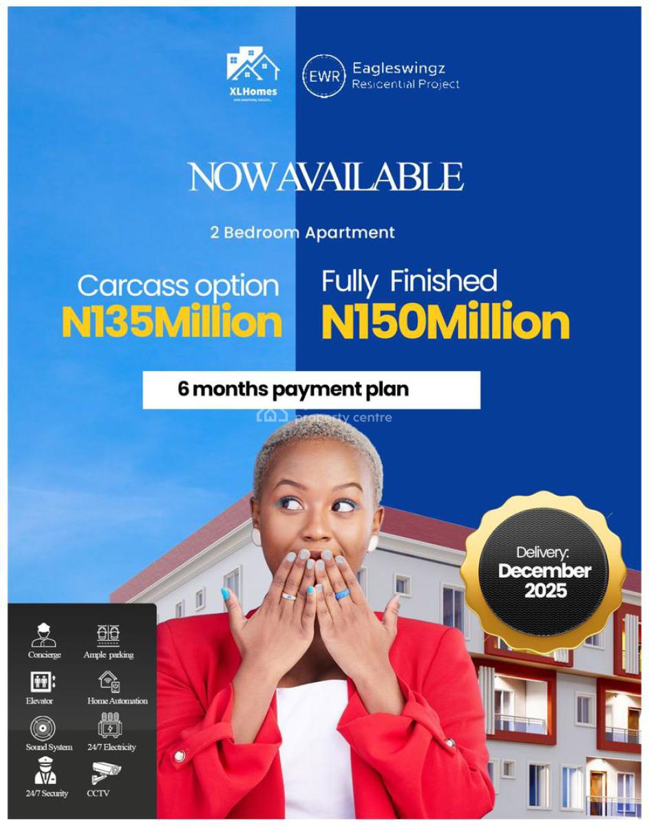 Luxury Offplan 2 Bedroom Apartment, Spacious Well Built 2 Bedroom Apartment at Adeniyi Jones, Ikeja, Lagos, Block of Flats for Sale