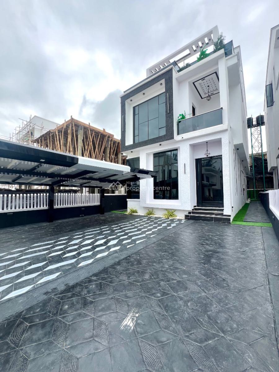 Luxurious 5 Bedroom Fully Detached Duplex with Swimming Pool, Cinema a, Ikota, Lekki, Lagos, House for Sale