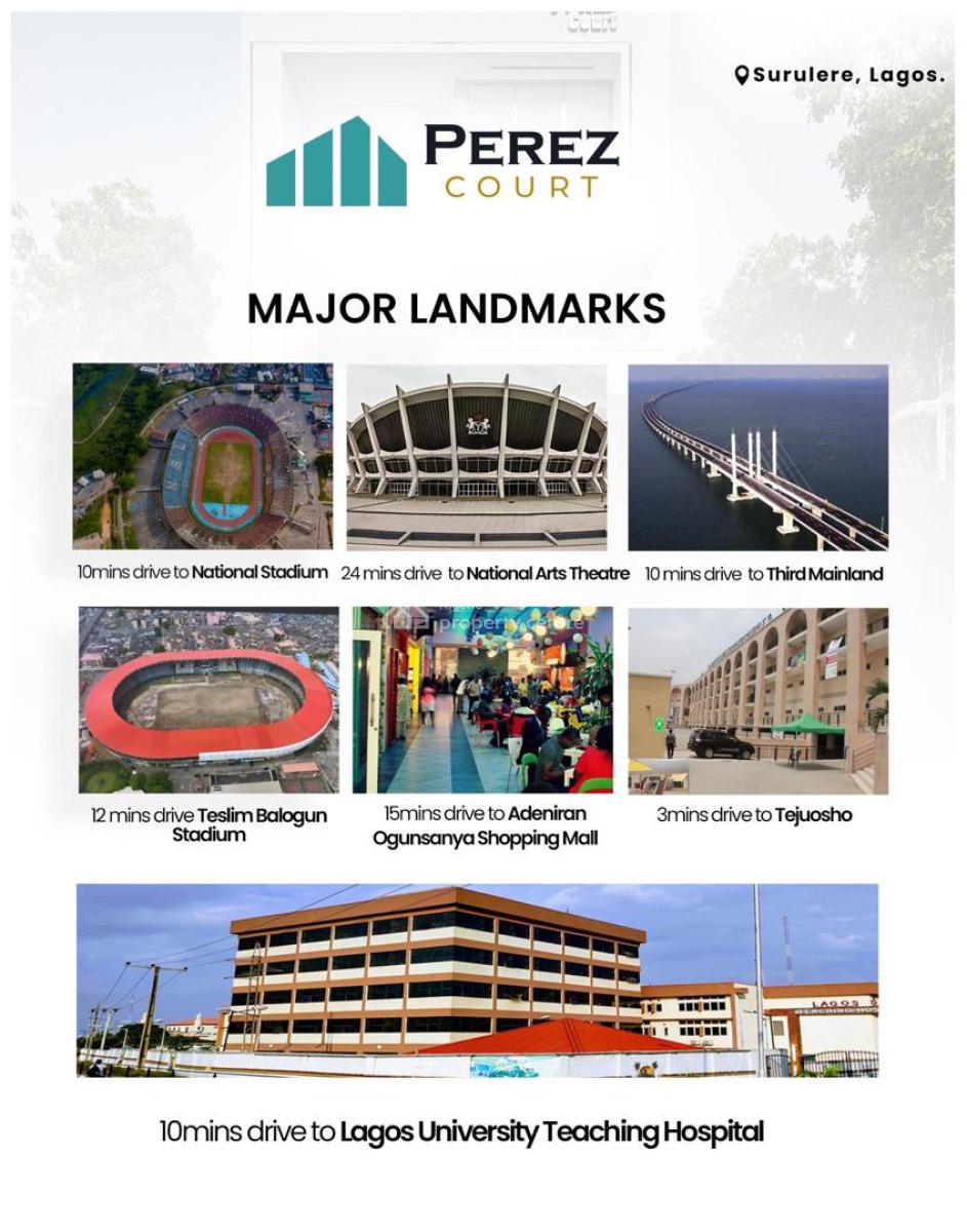 The Future of Mainland Luxury Is Perez Court, The Future of Mainland Luxury Is Perez Court, Surulere, Lagos, Block of Flats for Sale