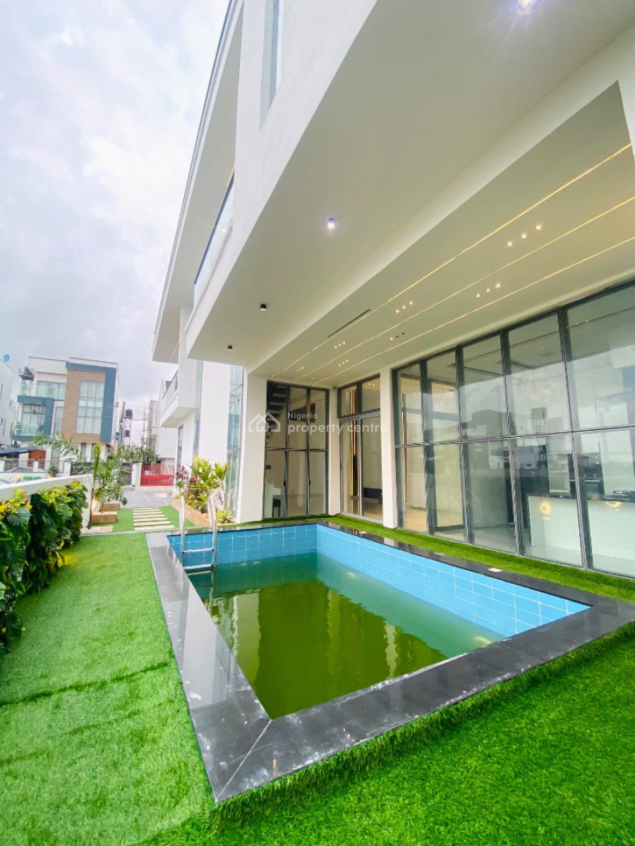 Outstanding Perfectly Carved 5 Bed Smart Home with Cinema,  Pool, Osapa, Lekki, Lagos, Detached Duplex for Sale