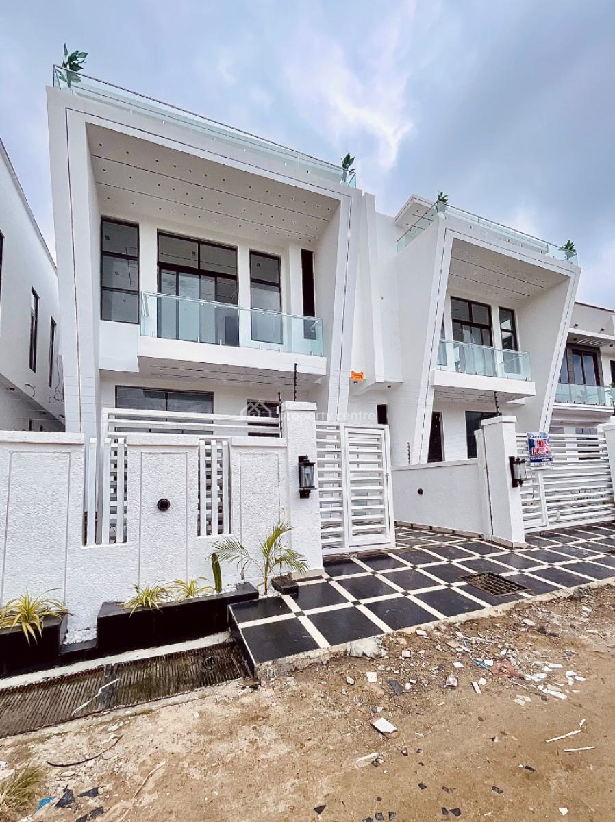 Uniquely Designed 4 Bed Semi-detached Luxury Home with Bq, Ajah, Lagos, Semi-detached Duplex for Sale
