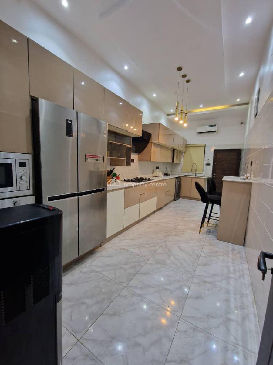Beautiful Fully Furnished 4 Bedroom Semi Detached Duplex with Bq, Osapa London, Lekki, Lagos, Semi-detached Duplex for Rent