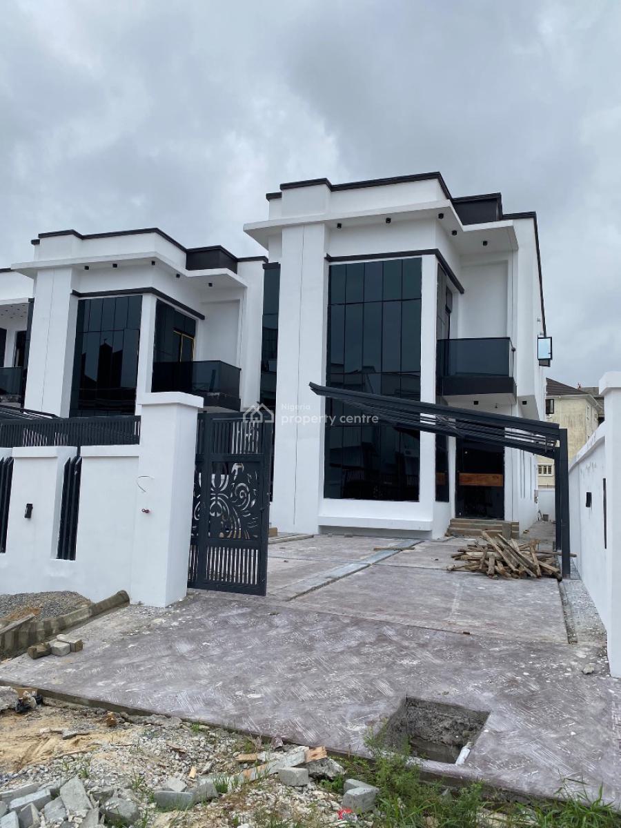 Gigantic 5 Bedroom Fully Detached Duplex with Swimming Pool,bq, Exquisitely Detailed Home in Chevron Toll Gate, Orchid Road, Lekki, Lagos, Detached Duplex for Sale