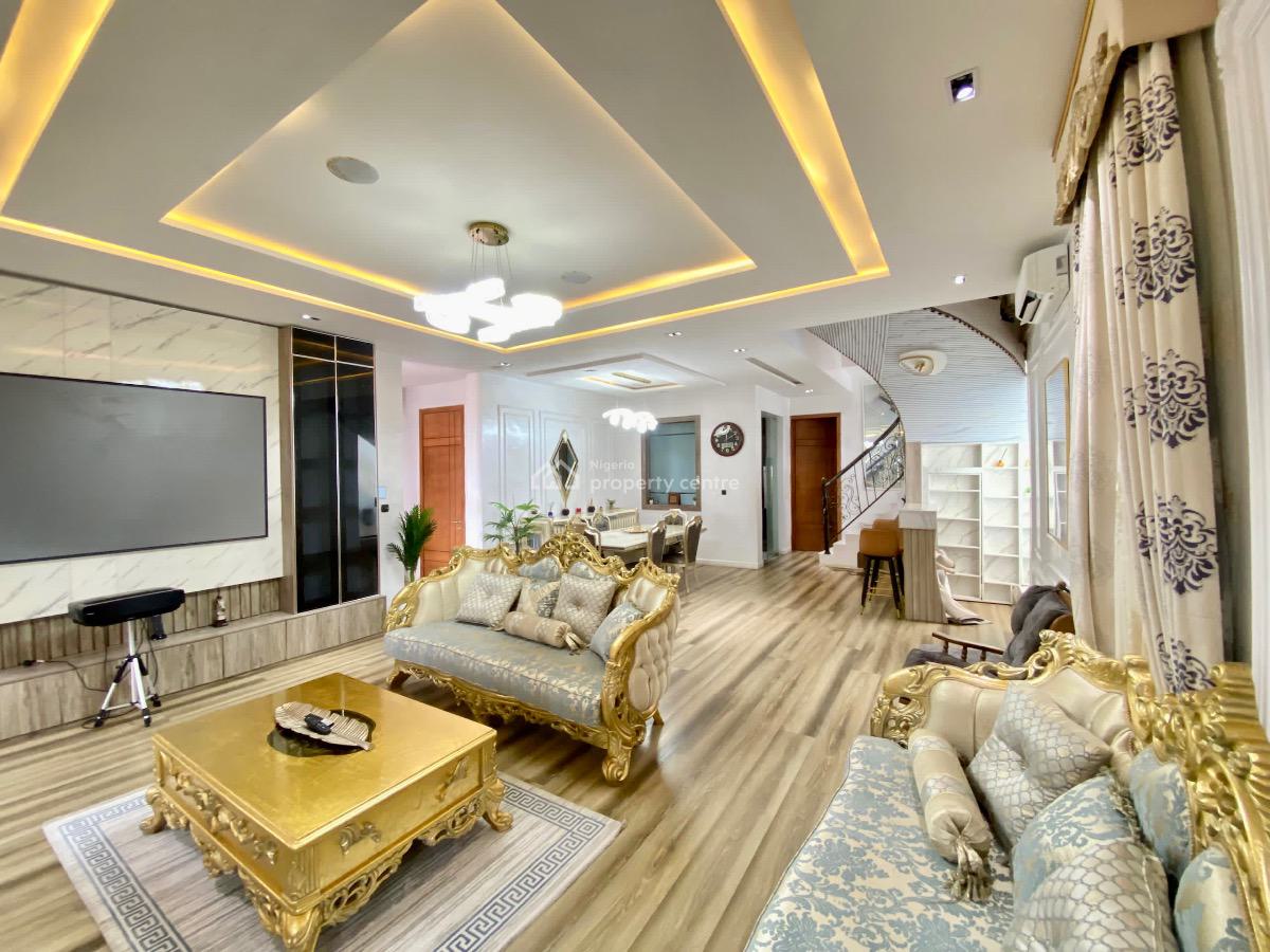 Waterfront Luxury -- 5-bedroom Detached Duplex with Penthouse, Megamound Estate, Lekki, Lagos, Detached Duplex for Sale