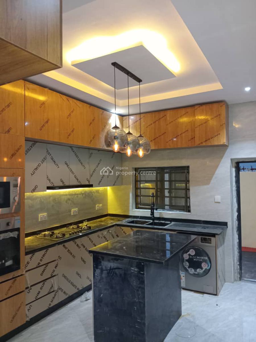 Sharp Spacious 4bedroom Semi Detached Duplex with Bq in Serene Locati, Ogidan, Sangotedo, Ajah, Lagos, Semi-detached Duplex for Sale
