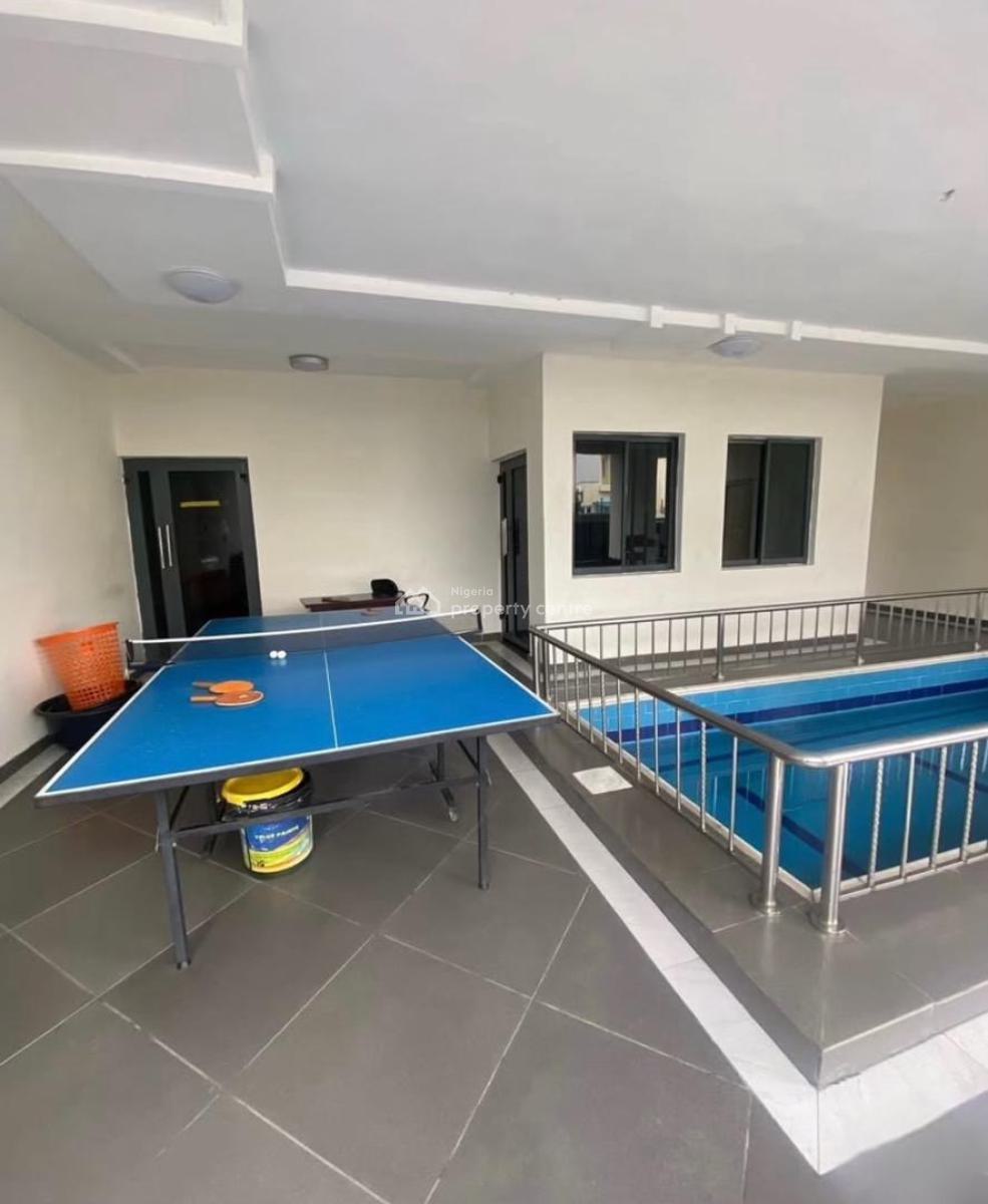 Fully Furnished 1 Bedroom Apartment with Pool Gym & Laundry Room, Ologolo, Lekki, Lagos, Flat / Apartment for Rent