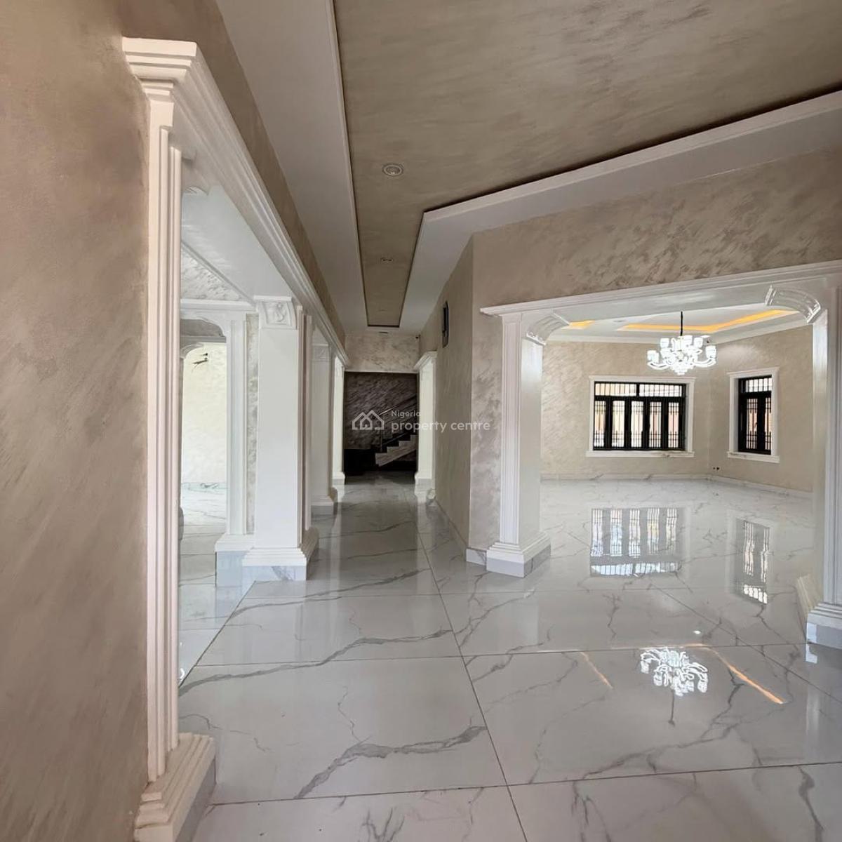 Brand New 8 Bedroom Mansion with a Swimming Pool and Elevator, Diplomatic Zone, Asokoro District, Abuja, Detached Duplex for Rent