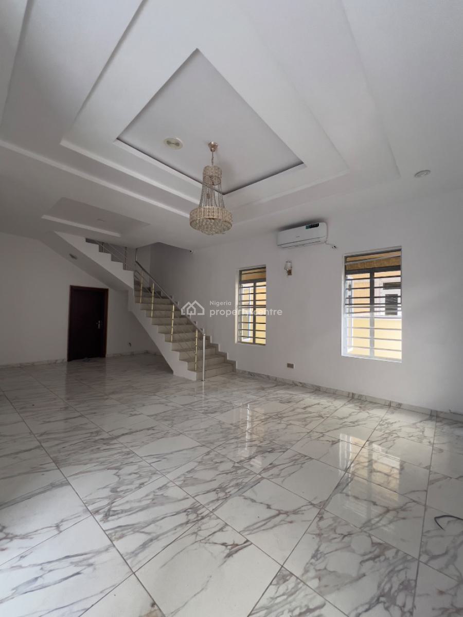 Well Built 5 Bedroom Detached Duplex with Bq, Chevron, Lekki, Lagos, Detached Duplex for Rent