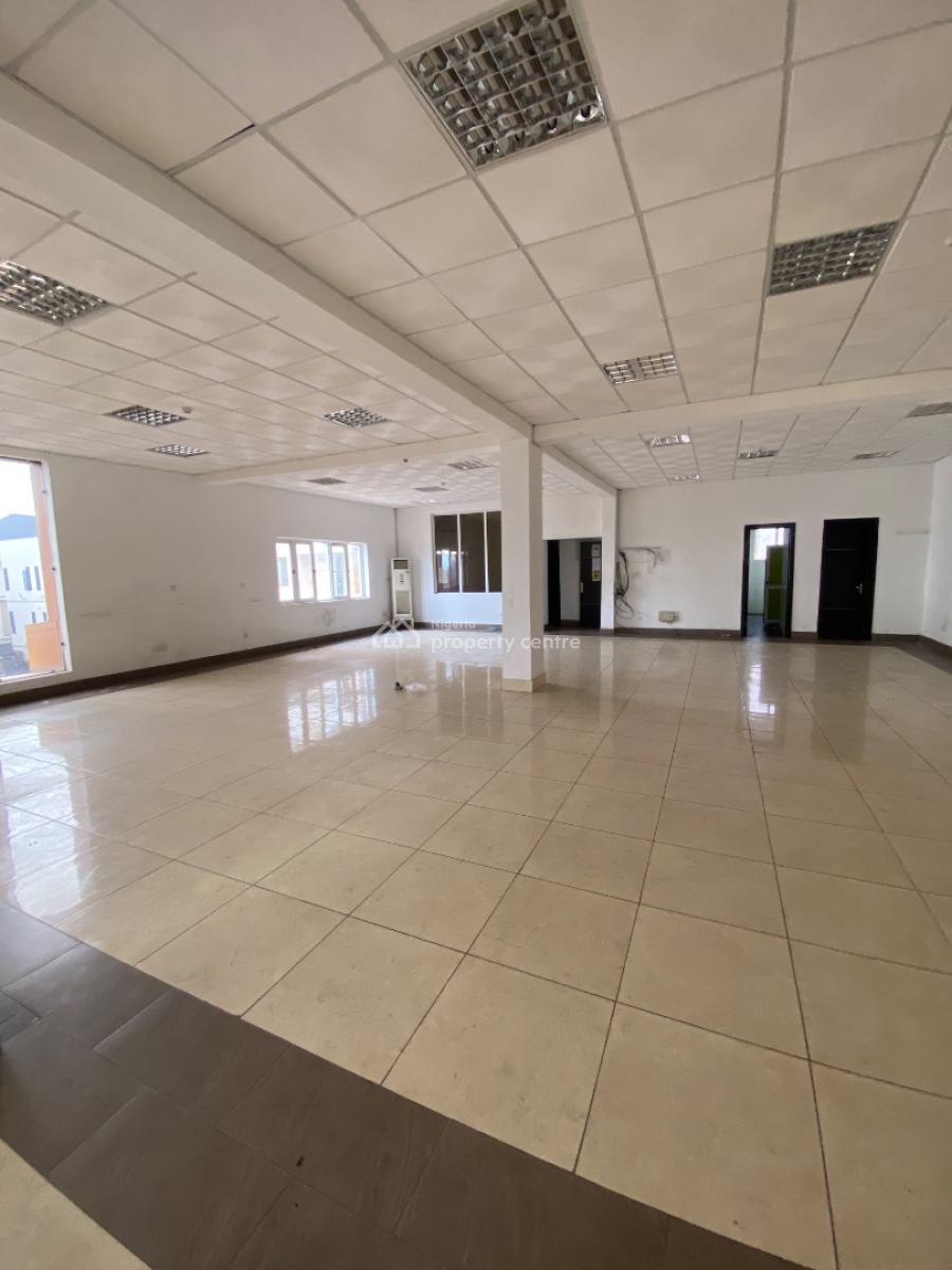 Commercial Open Space Office Building with Elevator on 3 Floors, Lekki Right Side, Lekki Phase 1, Lekki, Lagos, Office Space for Rent