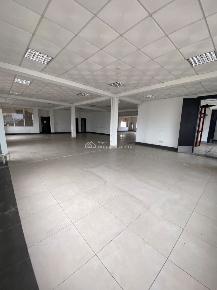 Commercial Open Space Office Building with Elevator on 3 Floors, Lekki Right Side, Lekki Phase 1, Lekki, Lagos, Office Space for Rent