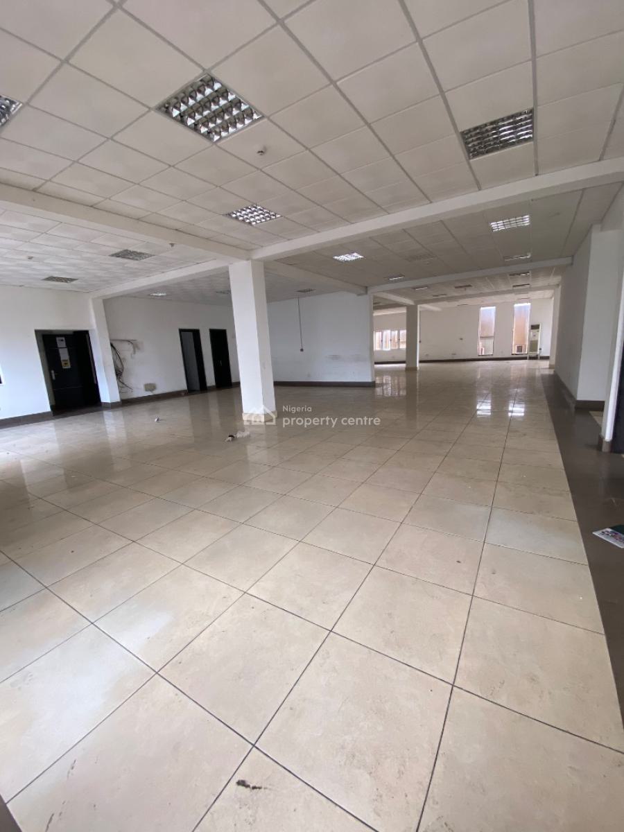 Commercial Open Space Office Building with Elevator on 3 Floors, Lekki Right Side, Lekki Phase 1, Lekki, Lagos, Office Space for Rent