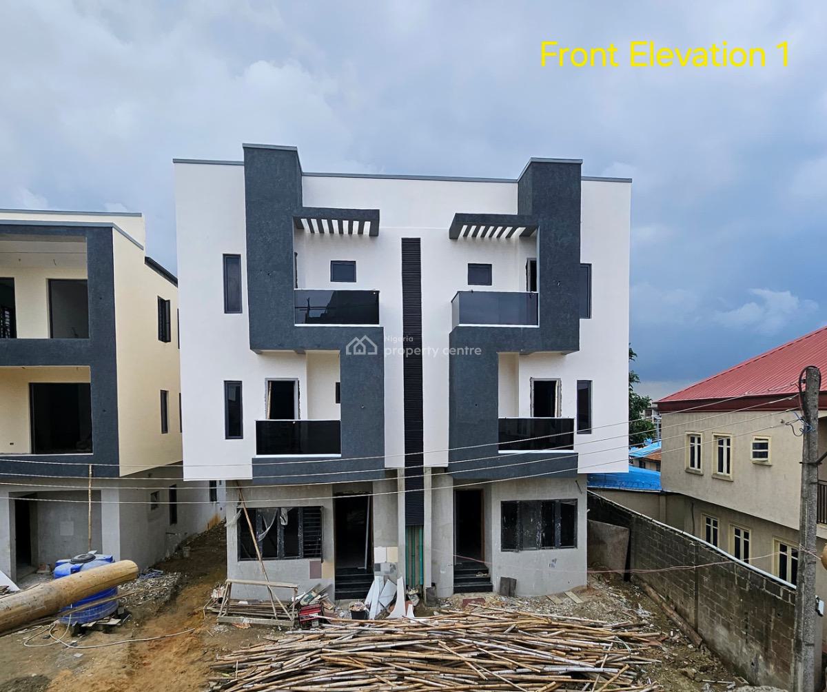 Tastefully Constructed 4 Bedroom Semi-detached House with Bq, Justice Gra Coker Estate, Alausa, Ikeja, Lagos, Semi-detached Duplex for Sale