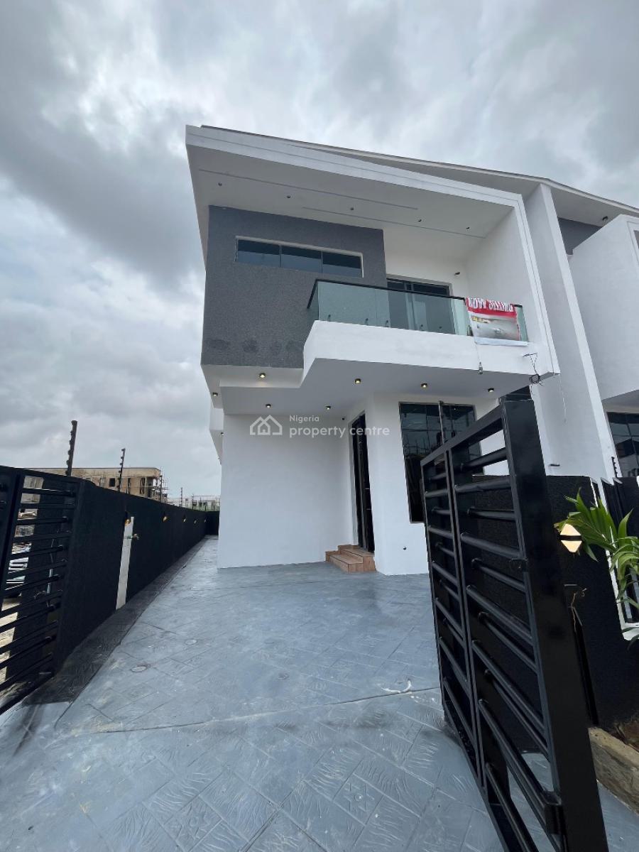Beautifully Crafted 4 Bedroom Semi-detached Duplex, Well Spacious 4 Bedroom Duplex with Bq, Ajah, Lagos, Semi-detached Duplex for Sale