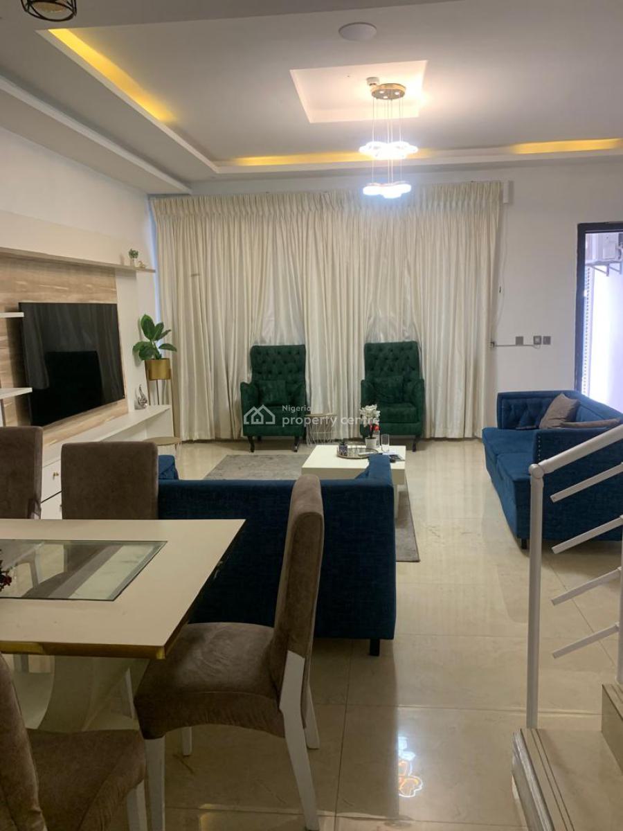 Self Service Furnished 3 Bedroom Terrace with Bq, Off Close 201, Banana Island, Ikoyi, Lagos, Flat / Apartment for Rent