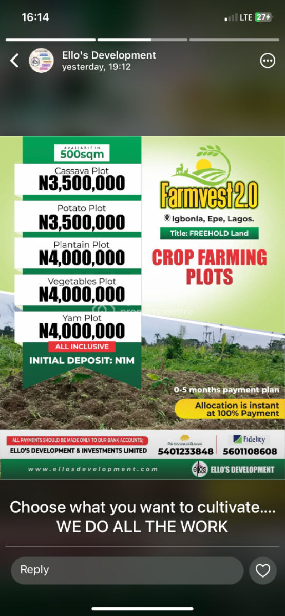 Land, Epe, Lagos, Land for Sale