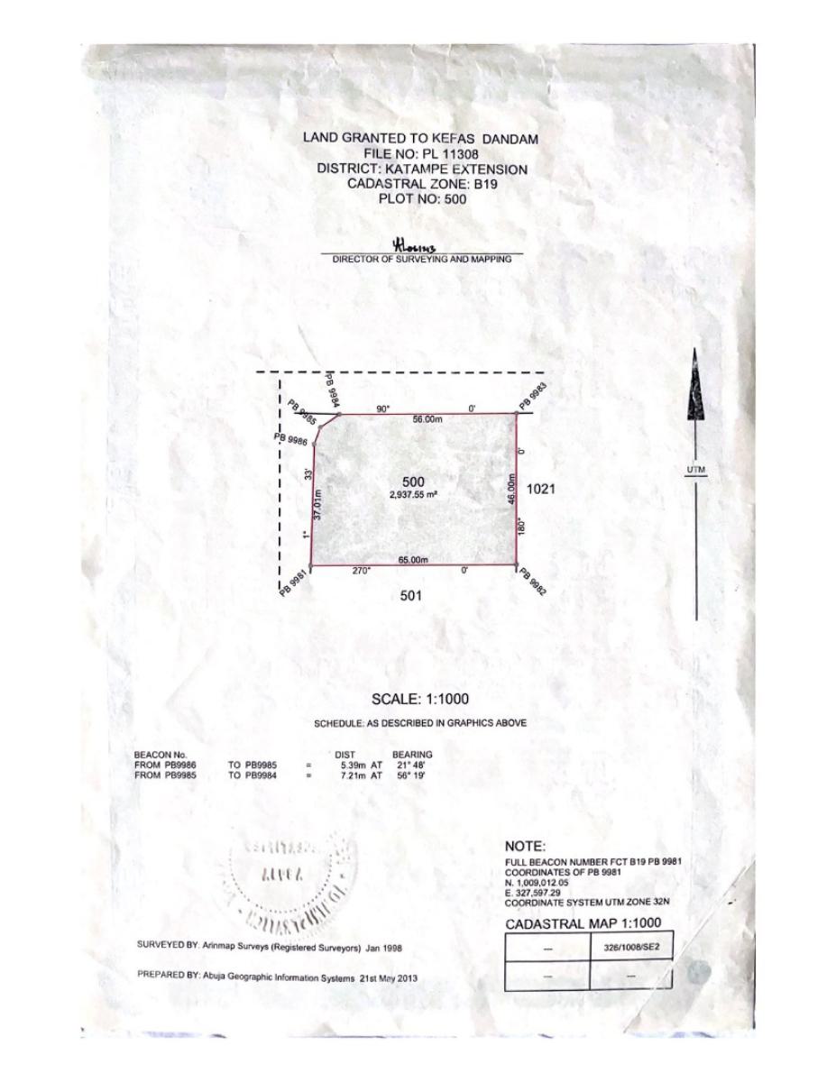 1500sqm Residential Land, Katampe Extension, Katampe, Abuja, Residential Land for Sale