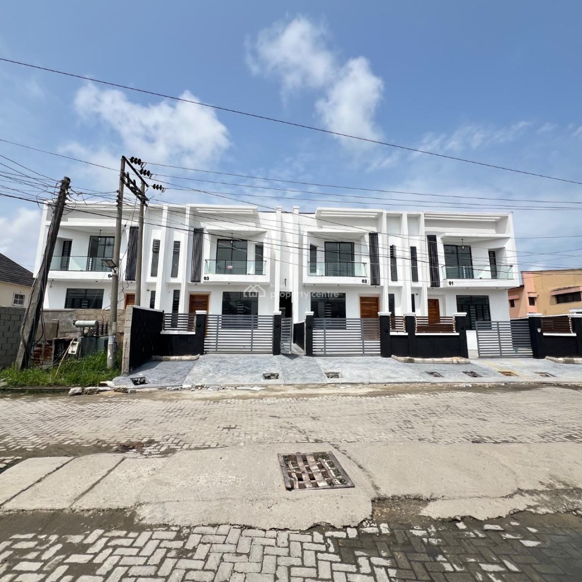 4 Bed&bq  200 Million, Agungi, Lekki, Lagos, Terraced Duplex for Sale