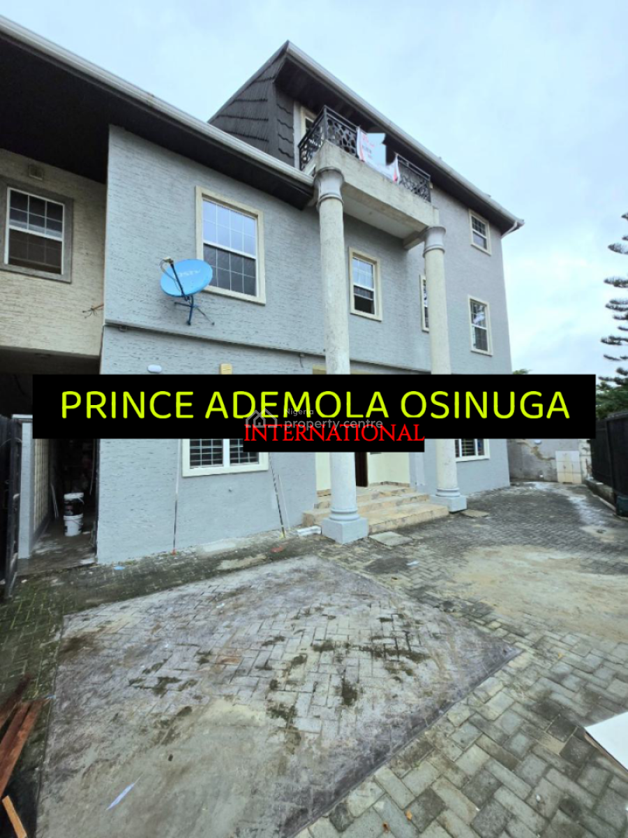 Self Serviced Semi Detached 4 Bedroom House+ Bq, Banana Island Estate, Banana Island, Ikoyi, Lagos, Semi-detached Duplex for Rent