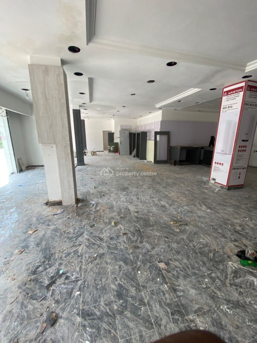 230sqm, Office/showroom/club/supermarket with 2 Toilet&gen,ground Floor, Amino Kano Crescent Main, Wuse 2, Abuja, Plaza / Complex / Mall for Rent