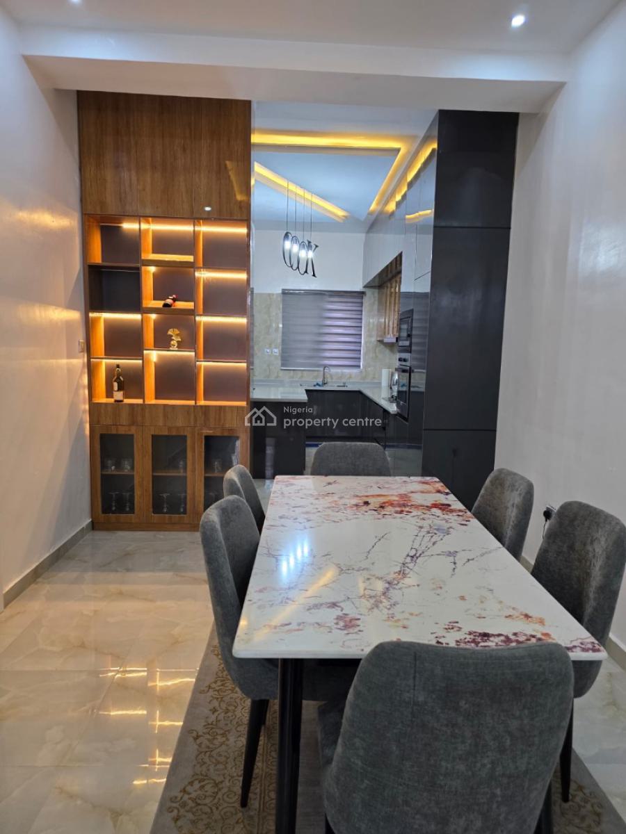 Aesthetically Built Furnished 4 Bedroom Semi Detached Duplex with Bq, Abijo Gra, Abijo, Lekki, Lagos, Semi-detached Duplex for Rent