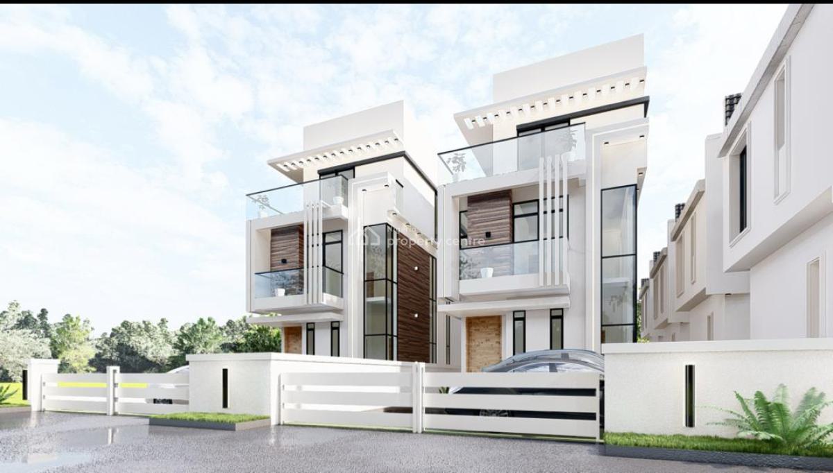 Luxury Exquisite 3 Units of 4 Bedroom Detached, Chevron Drive, Lekki, Lagos, Detached Duplex for Sale