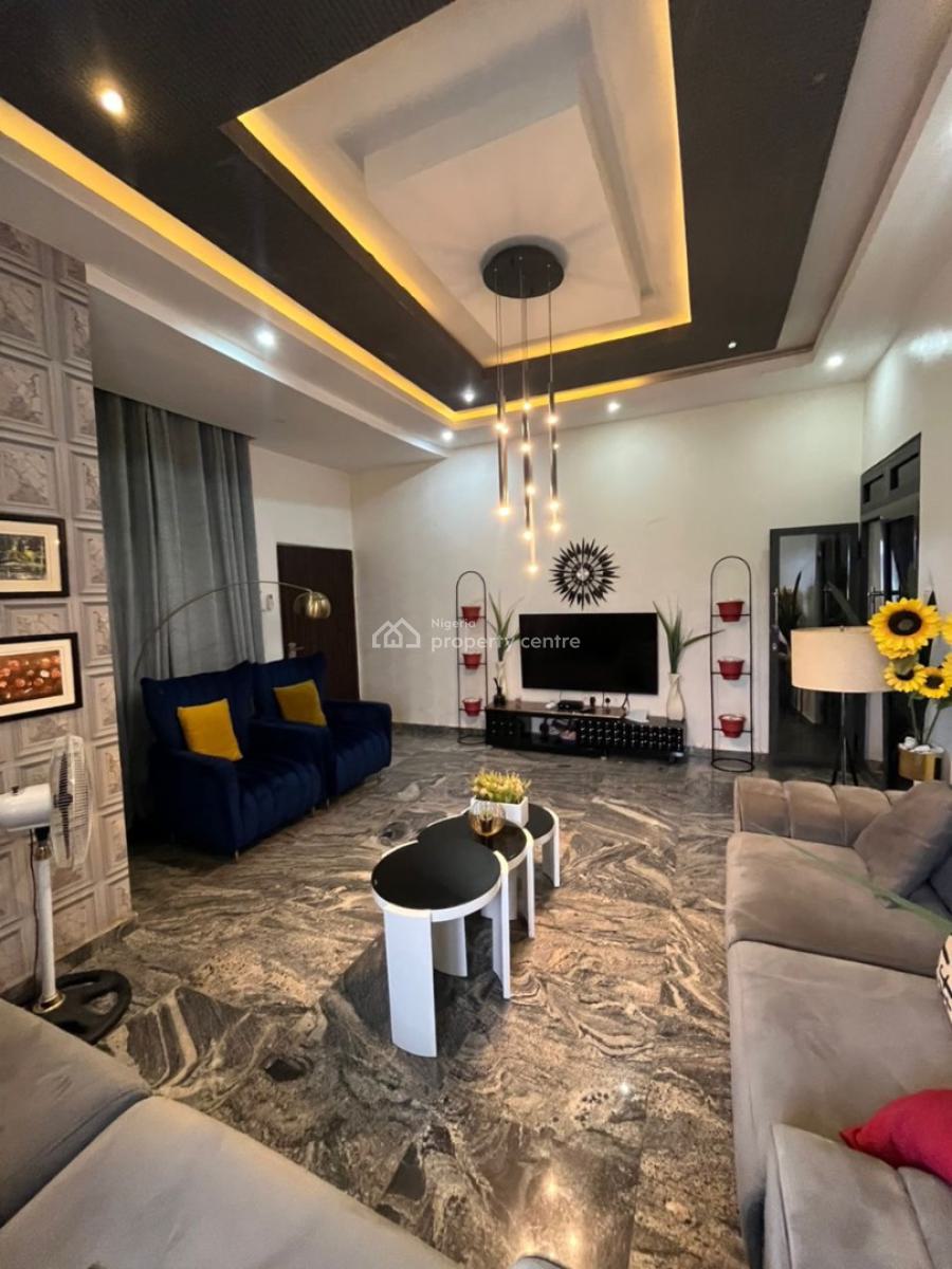 Standard Well Furnished 1 Bedroom Apartment with 2 Toilets, Inside a Well Secured Estate Along Sunnyvale Expressway Tarred Road, Galadimawa, Abuja, Mini Flat (room and Parlour) for Rent