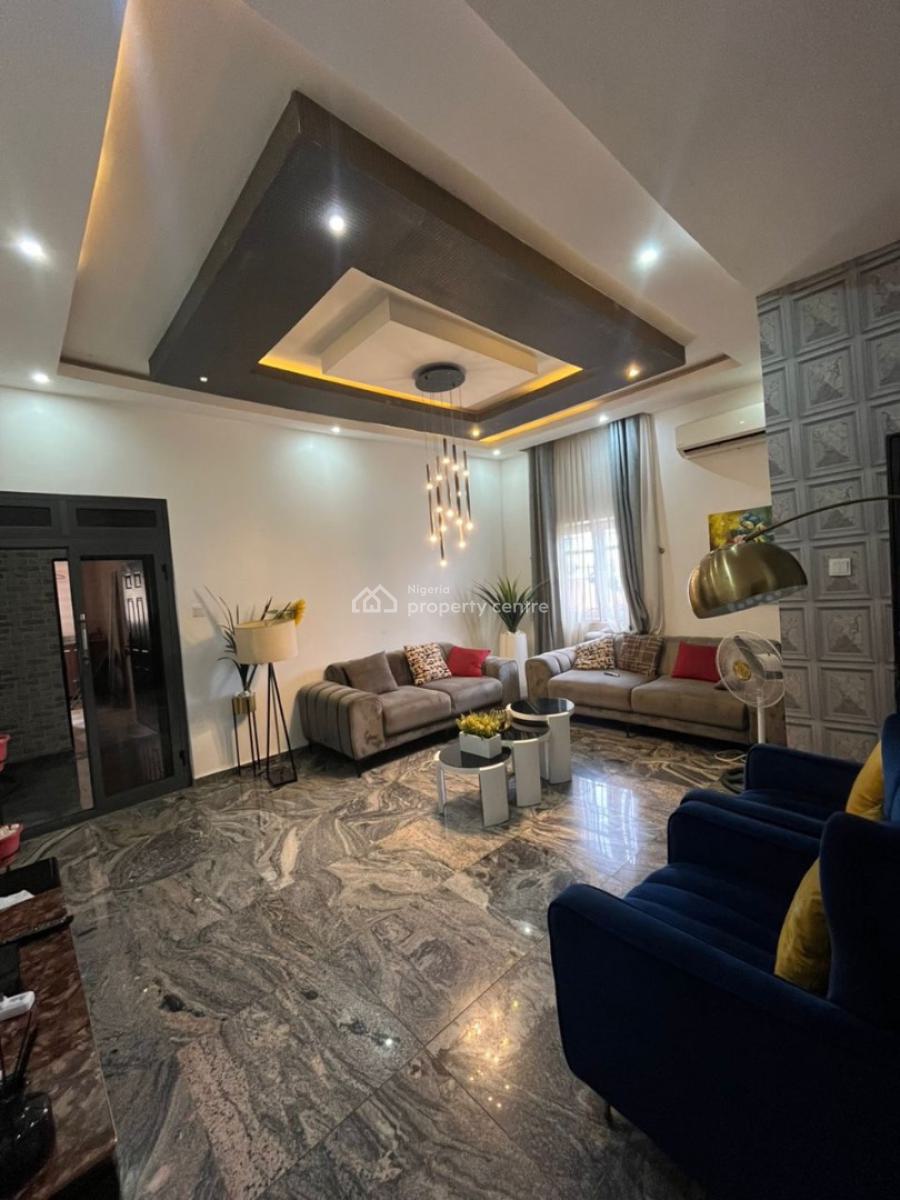 Standard Well Furnished 1 Bedroom Apartment with 2 Toilets, Inside a Well Secured Estate Along Sunnyvale Expressway Tarred Road, Galadimawa, Abuja, Mini Flat (room and Parlour) for Rent