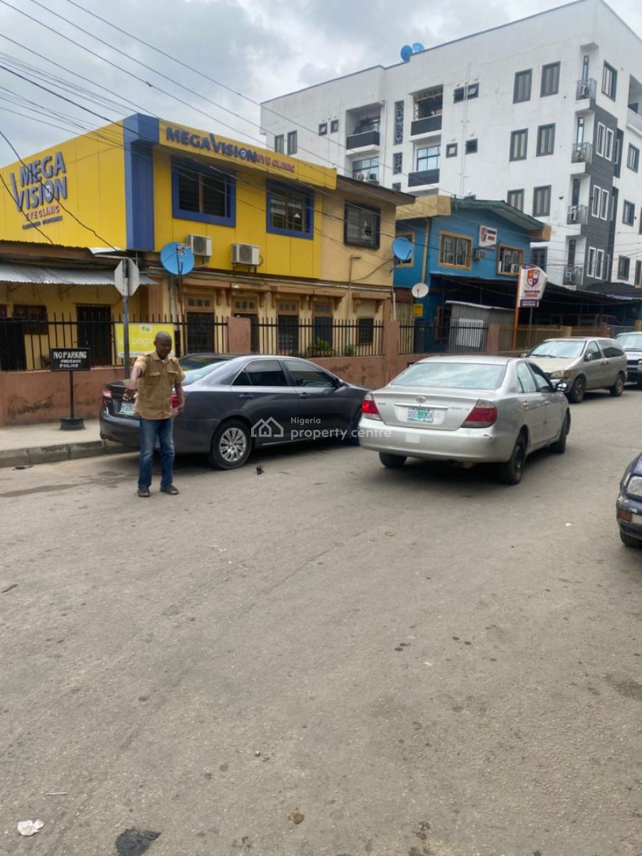 Corner Piece Two Blocks of Buildings on 648sqm Land in Prime Area, Huges Avenue, By Borno Way, Alagomeji Ebute Meta Yaba., Alagomeji, Yaba, Lagos, Block of Flats for Sale