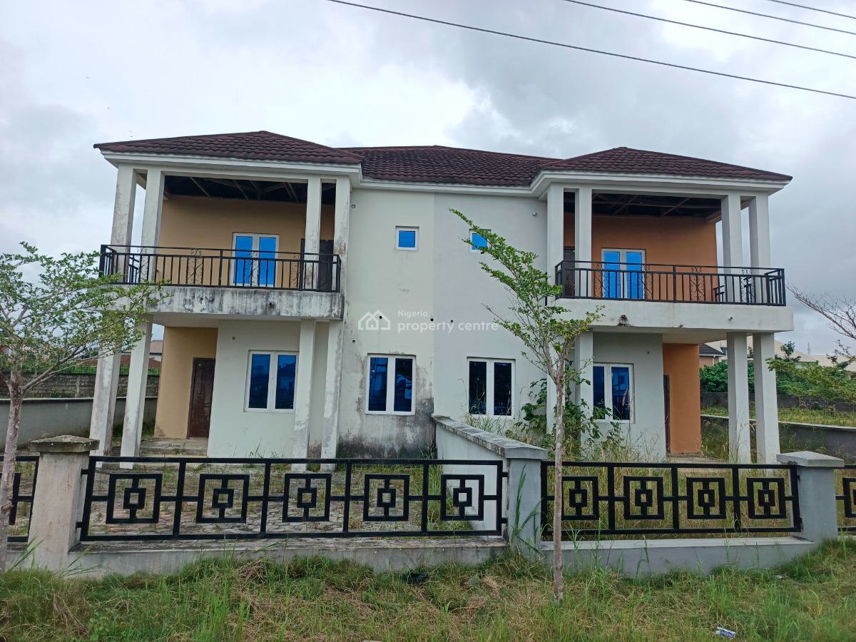 Four Bedroom Semi Detached Duplex with Bq Carcass, Amity Estate, Sangotedo, Ajah, Lagos, Semi-detached Duplex for Sale
