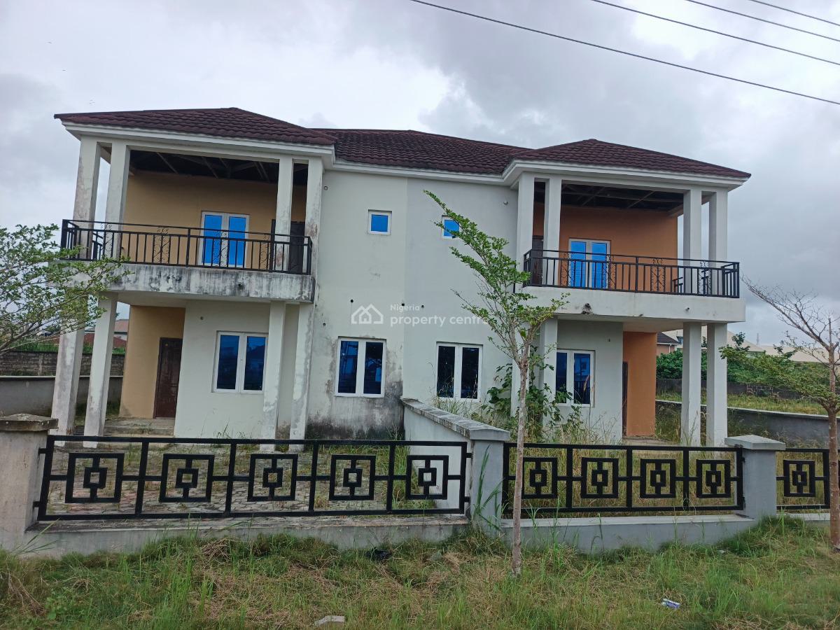 Four Bedroom Semi Detached Duplex with Bq Carcass, Amity Estate, Sangotedo, Ajah, Lagos, Semi-detached Duplex for Sale