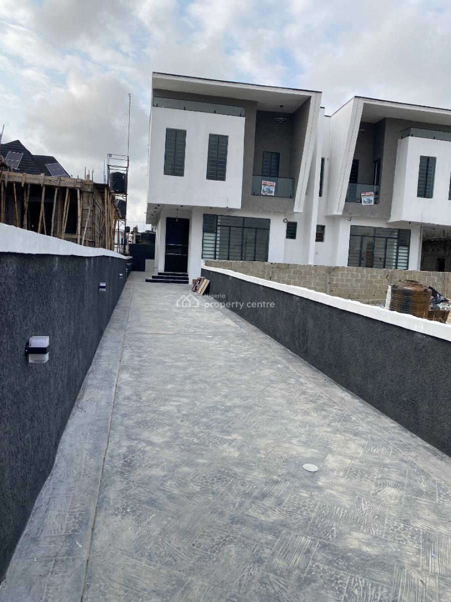 Newly Built 4bedroom Duplex Comes with Bq, Theraness Estate, Sangotedo, Ajah, Lagos, Semi-detached Duplex for Sale