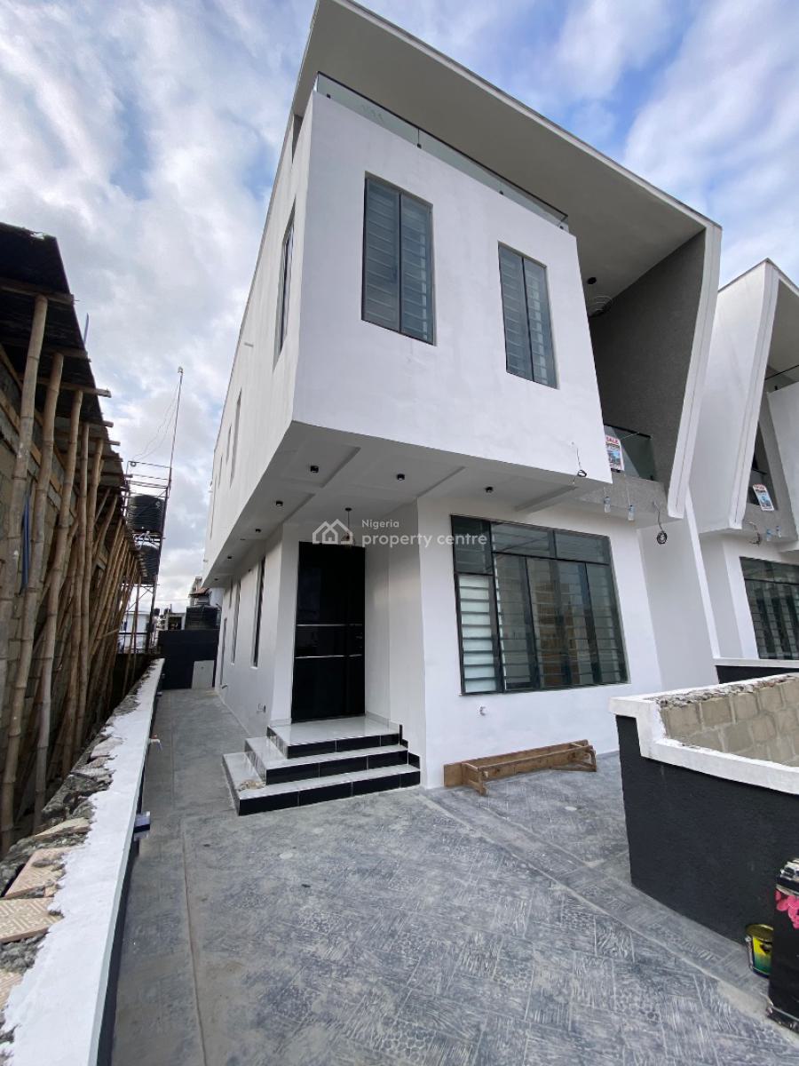 Newly Built 4bedroom Duplex Comes with Bq, Theraness Estate, Sangotedo, Ajah, Lagos, Semi-detached Duplex for Sale