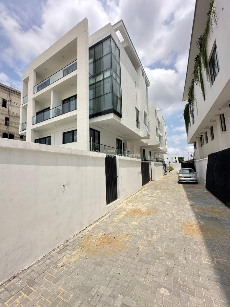 Waterview 5 Bedroom Terraced Duplex with Pool, Elevator, Rooftop, Banana Island, Ikoyi, Lagos, Detached Duplex for Sale