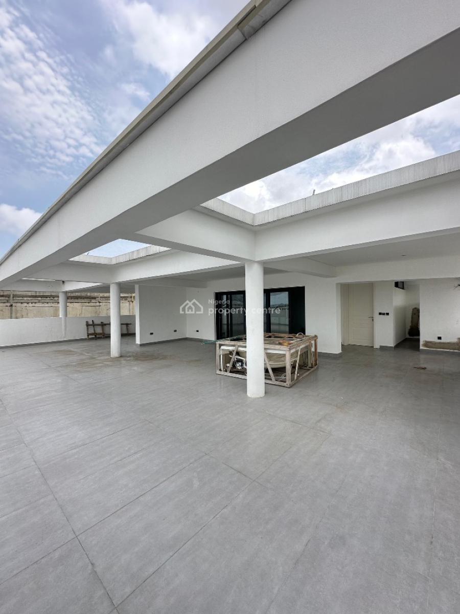 Waterview 5 Bedroom Terraced Duplex with Pool, Elevator, Rooftop, Banana Island, Ikoyi, Lagos, Detached Duplex for Sale