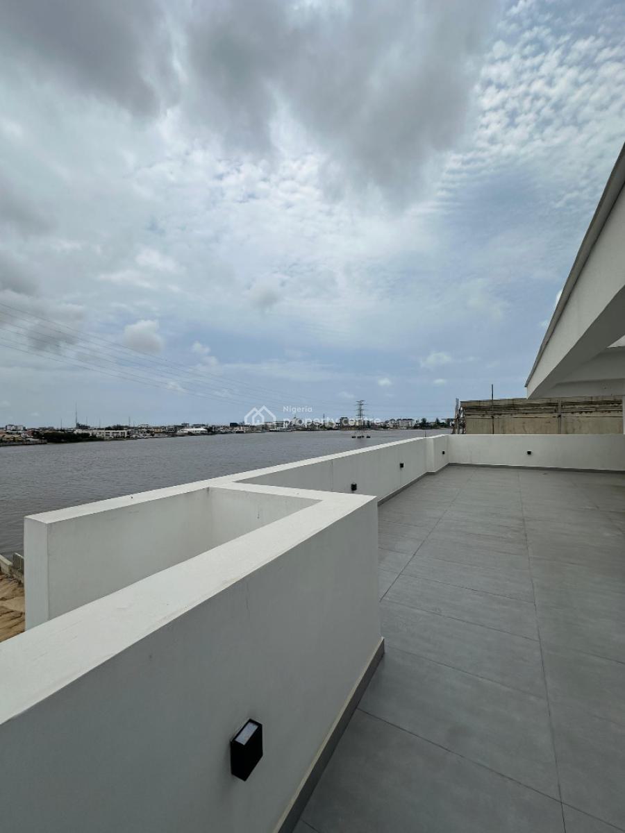 Waterview 5 Bedroom Terraced Duplex with Pool, Elevator, Rooftop, Banana Island, Ikoyi, Lagos, Detached Duplex for Sale