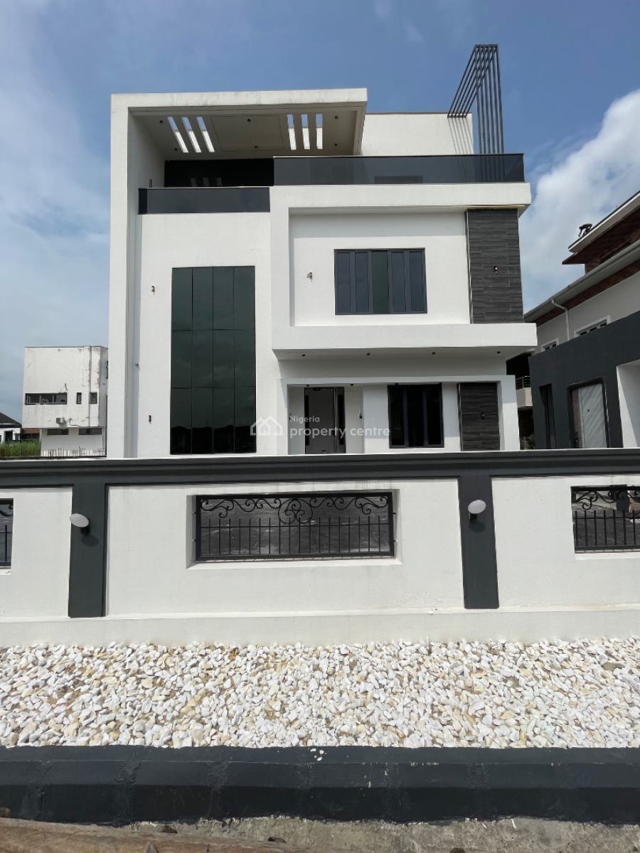 5 Bedrooms Fully Detached Duplex with Bq, Swimming Pool and Cinema, Osapa, Lekki, Lagos, Detached Duplex for Sale