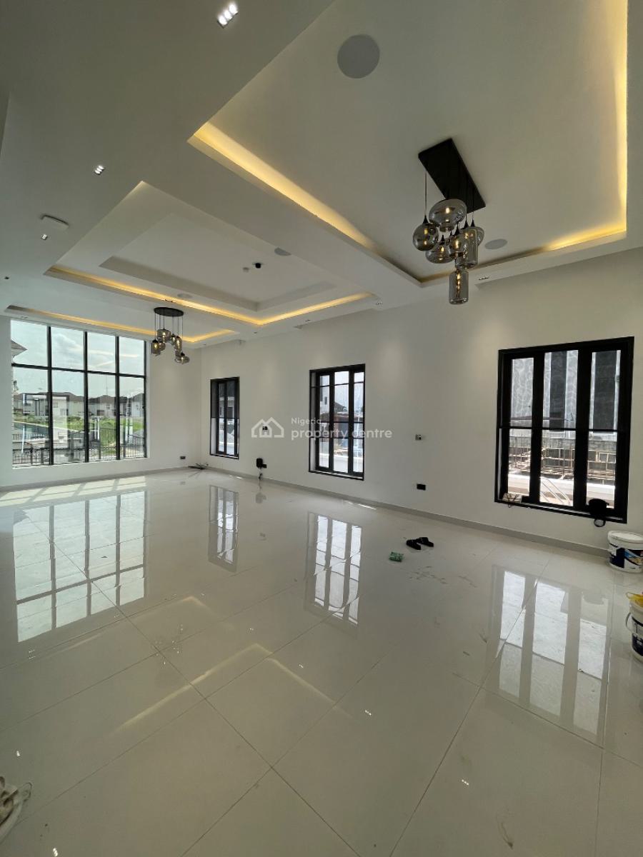 5 Bedrooms Fully Detached Duplex with Bq, Swimming Pool and Cinema, Osapa, Lekki, Lagos, Detached Duplex for Sale
