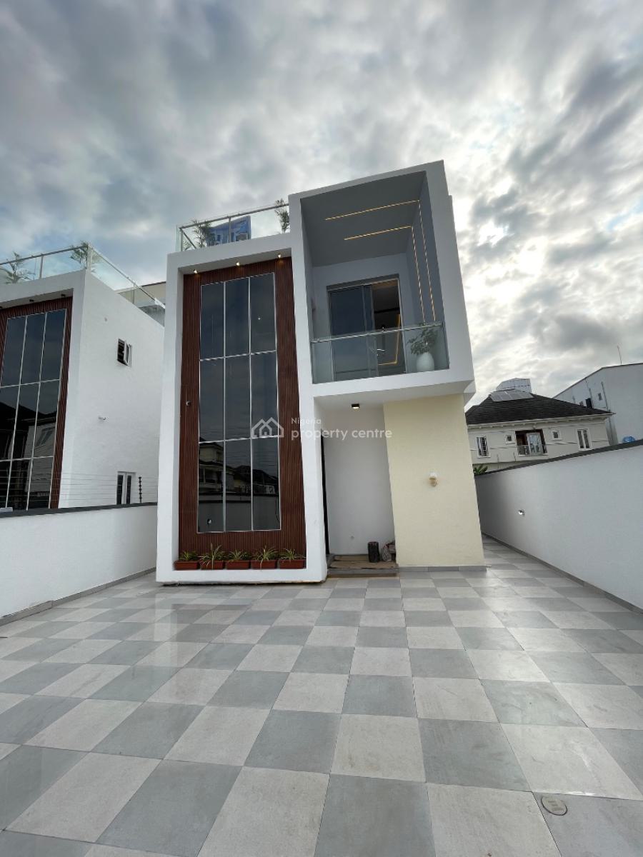 5 Bedroom Fully Detached Duplex with Bq, Cinema and Swimming Pool, Osapa, Lekki, Lagos, Detached Duplex for Sale