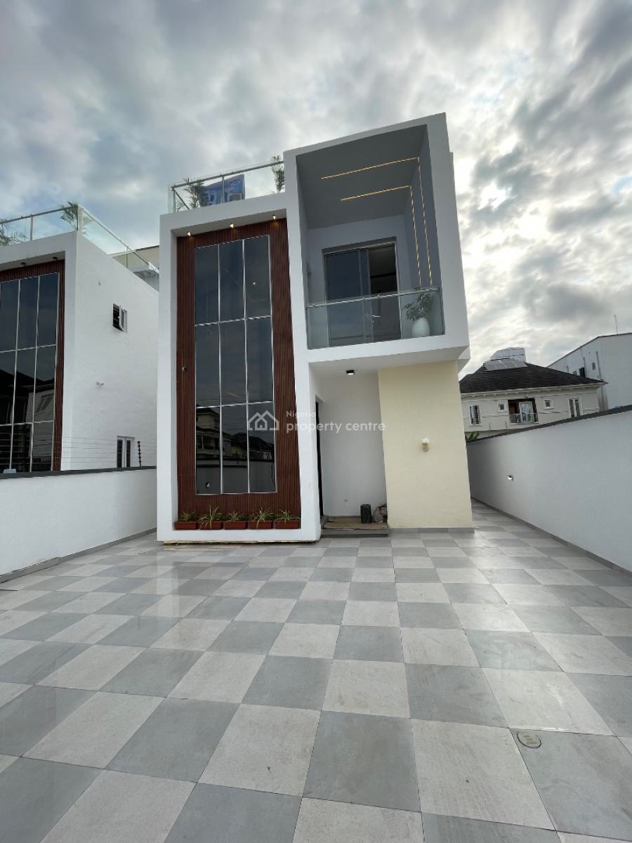5 Bedroom Fully Detached Duplex with Bq, Cinema and Swimming Pool, Osapa, Lekki, Lagos, Detached Duplex for Sale