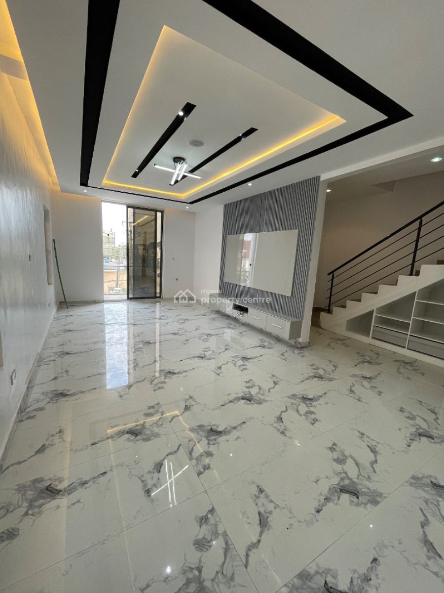 5 Bedroom Fully Detached Duplex with Bq, Cinema and Swimming Pool, Osapa, Lekki, Lagos, Detached Duplex for Sale
