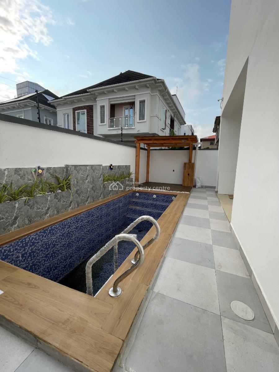 5 Bedroom Fully Detached Duplex with Bq, Cinema and Swimming Pool, Osapa, Lekki, Lagos, Detached Duplex for Sale