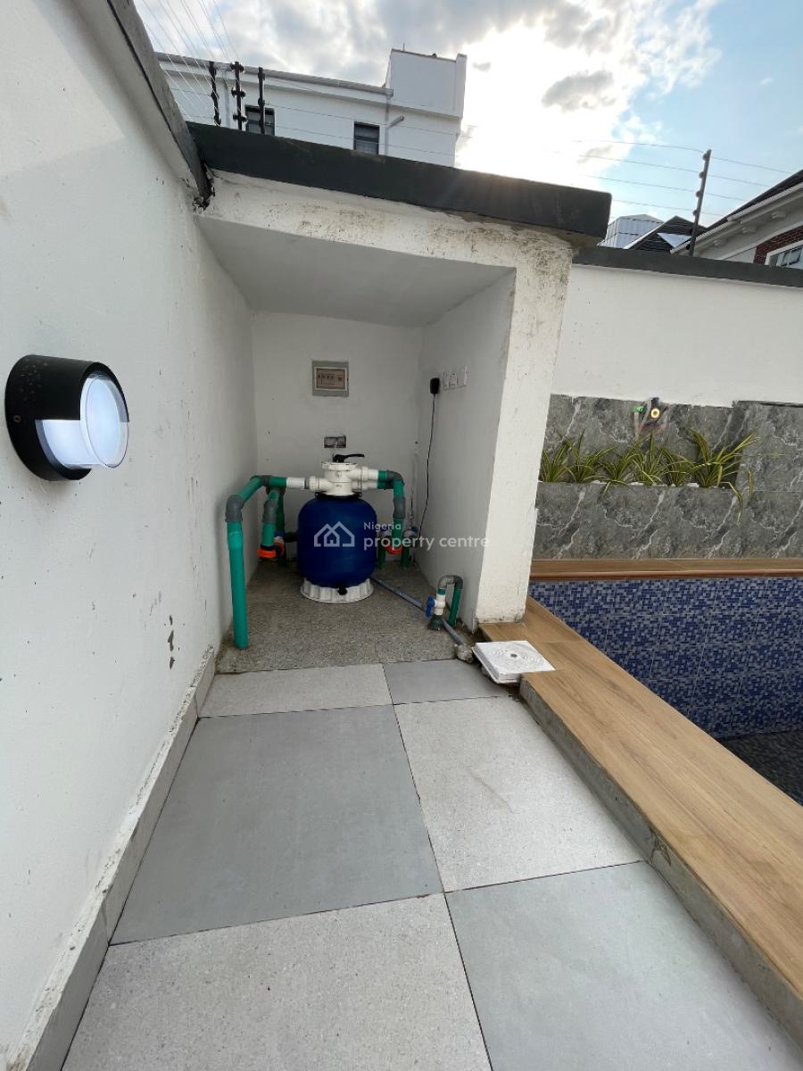 5 Bedroom Fully Detached Duplex with Bq, Cinema and Swimming Pool, Osapa, Lekki, Lagos, Detached Duplex for Sale