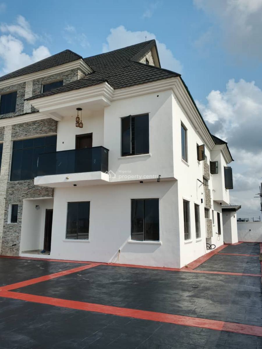 Newly Built 5bed Semi Detached Duplex Chaplain Court, Chaplain Estate Lekki Ajah Lagos, Lekki Expressway, Lekki, Lagos, Semi-detached Duplex for Sale