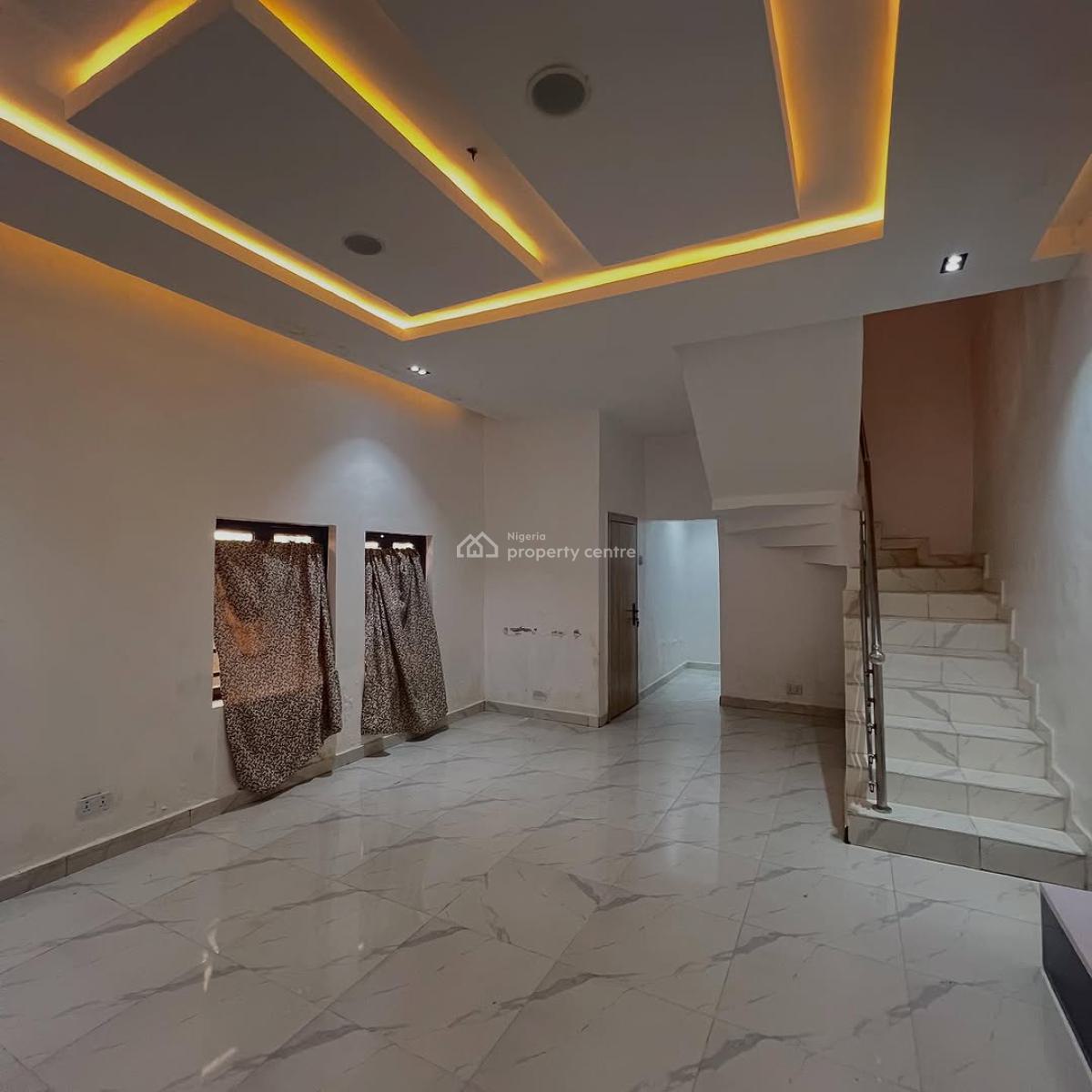 Three Bedroom Terrace Duplex with Swimming Pool and Bq, Vgc, Lekki, Lagos, Terraced Duplex for Sale