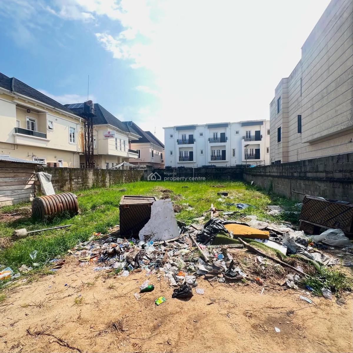 646sqm of Bareland, Chevron, Lekki, Lagos, Residential Land for Sale